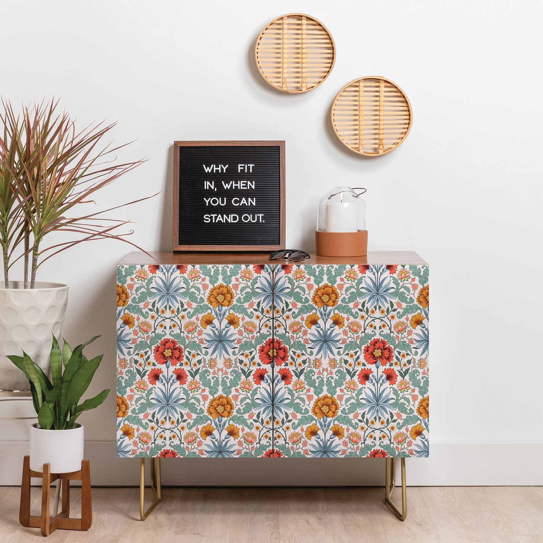 Avenie Morris Inspired Carnation III Credenza - Image 3