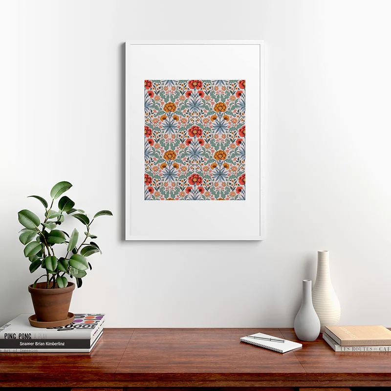 Avenie Morris Inspired Carnation III Framed Art Print - Image 48