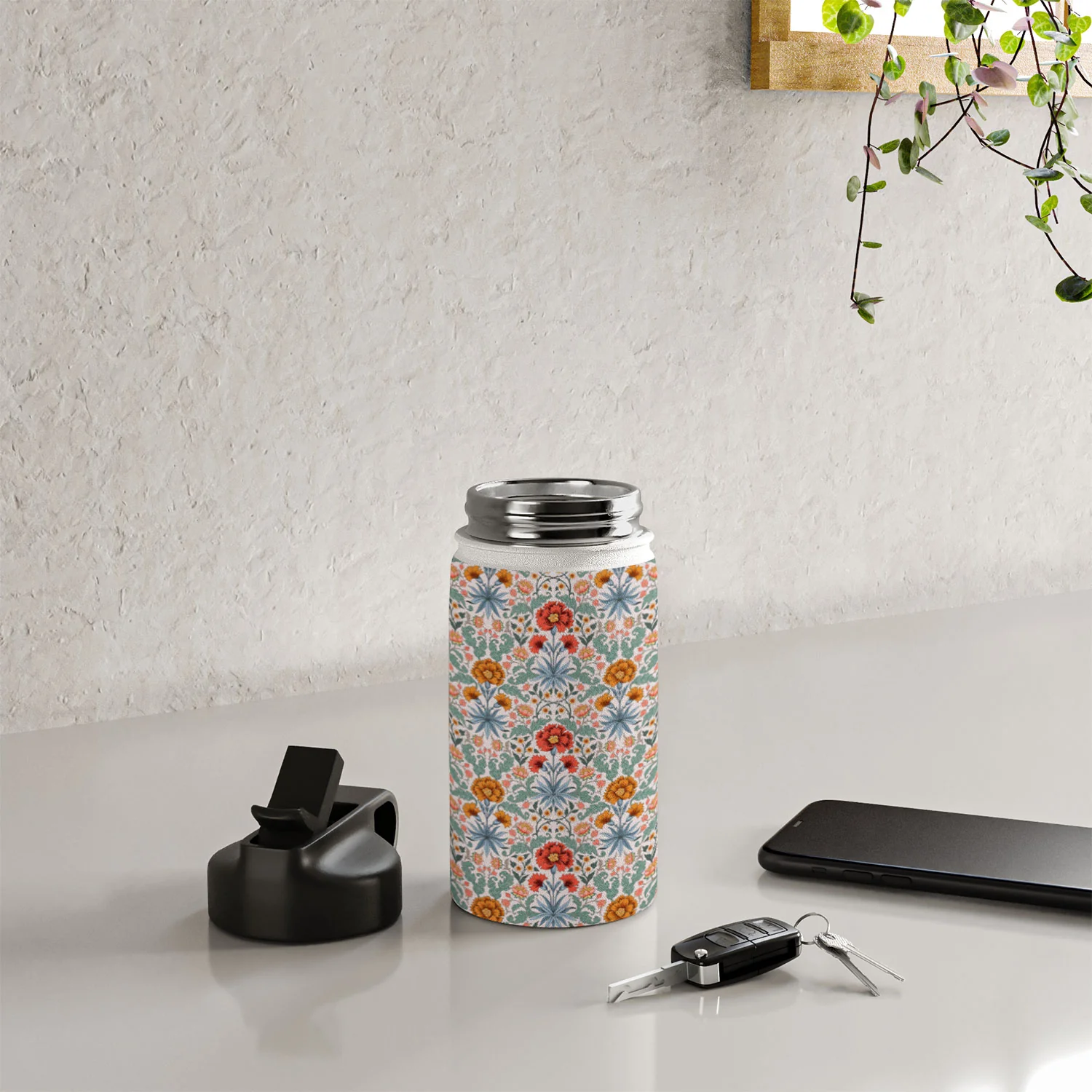 Avenie Morris Inspired Carnation III Water Bottle - Image 8