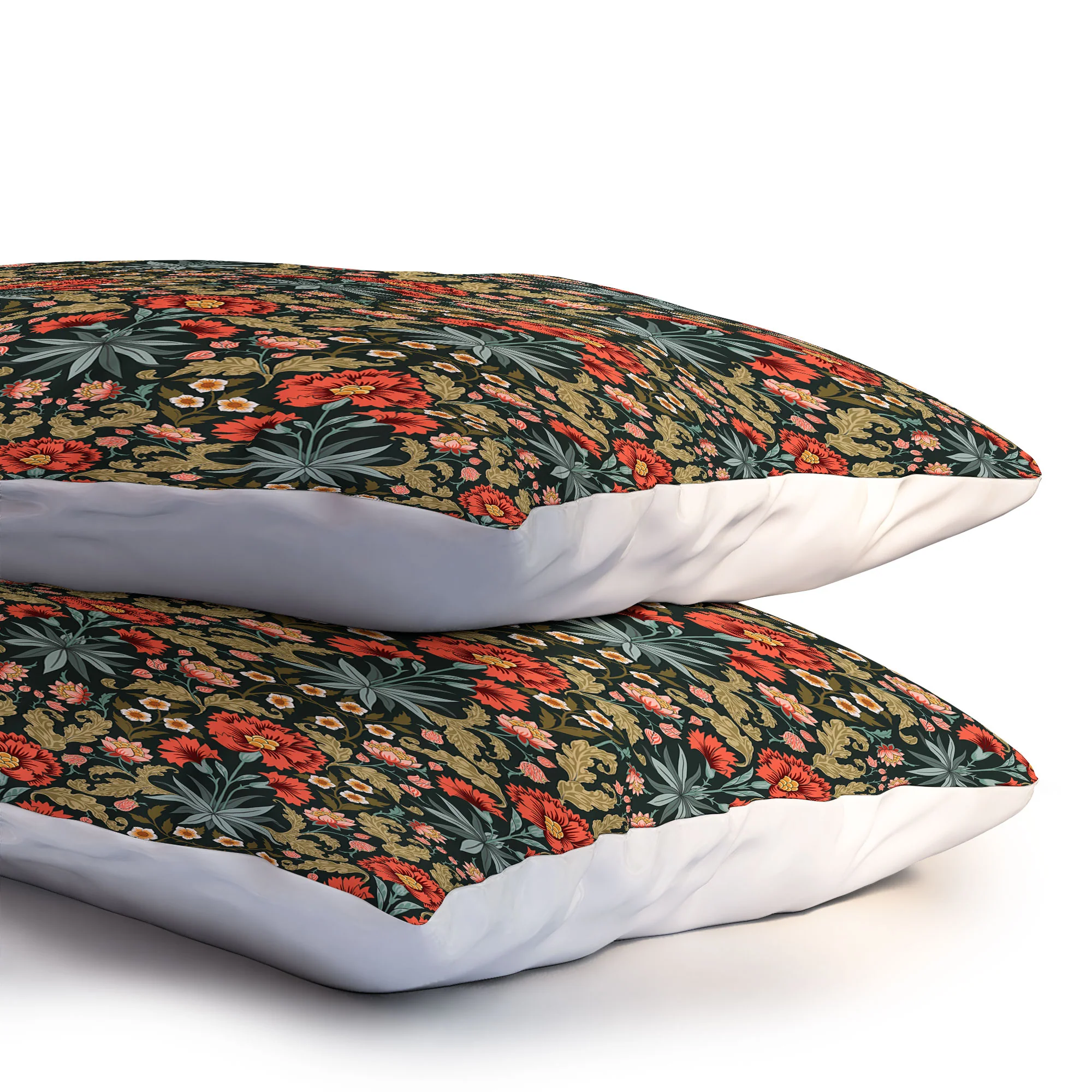 Avenie Morris Inspired Carnation Pillow Shams - Image 6