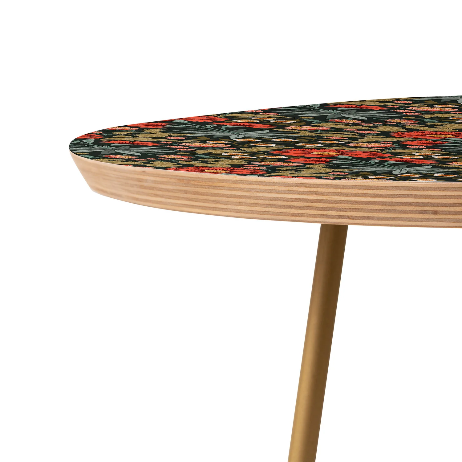 Avenie Morris Inspired Carnation Round Side Table - Image 5