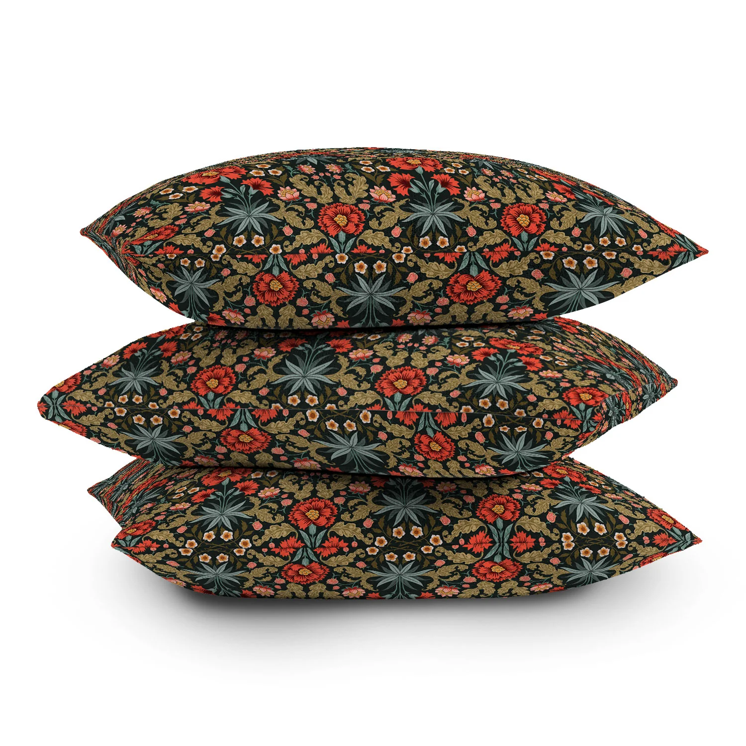Avenie Morris Inspired Carnation Throw Pillow - Image 4