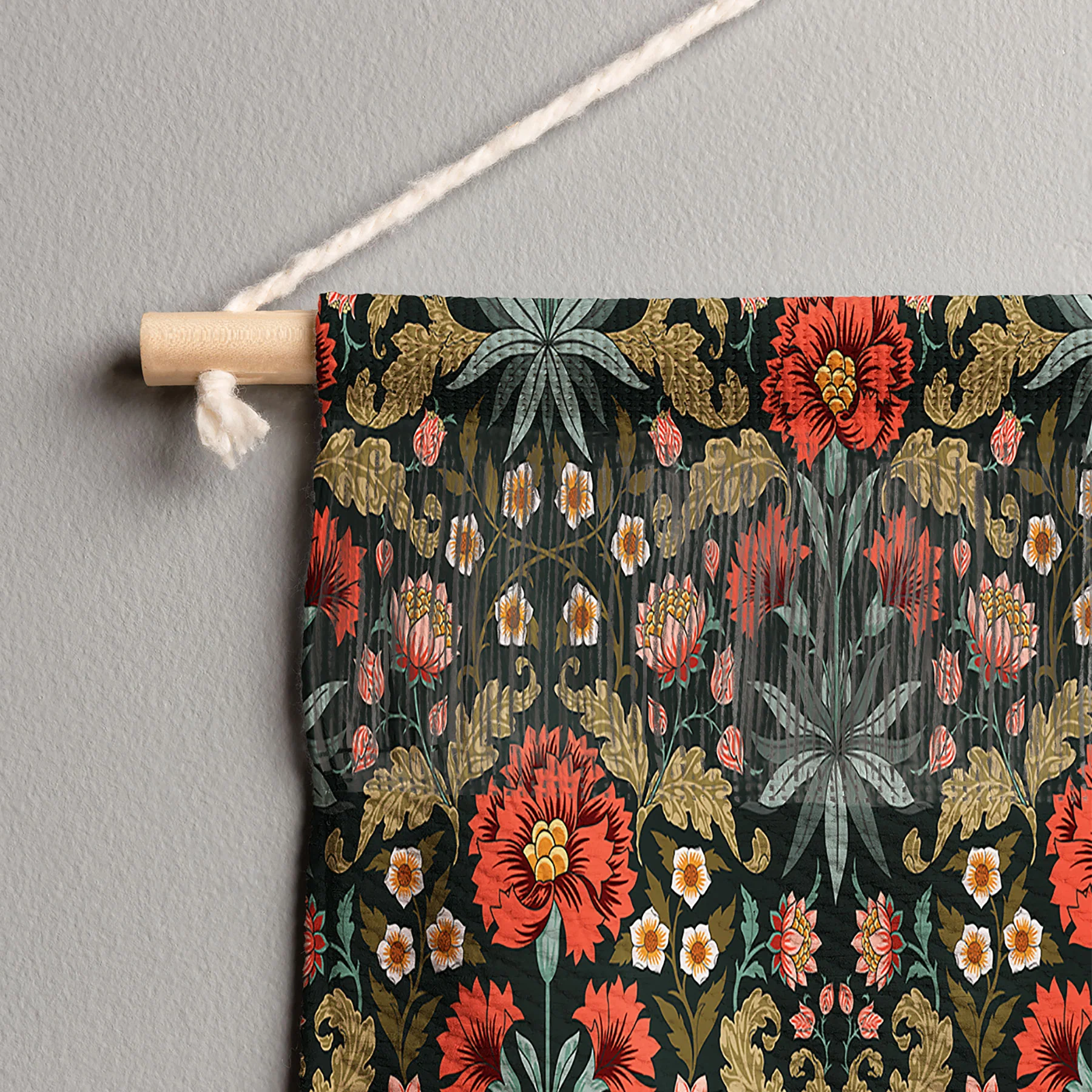 Avenie Morris Inspired Carnation Wall Hanging Portrait - Image 5