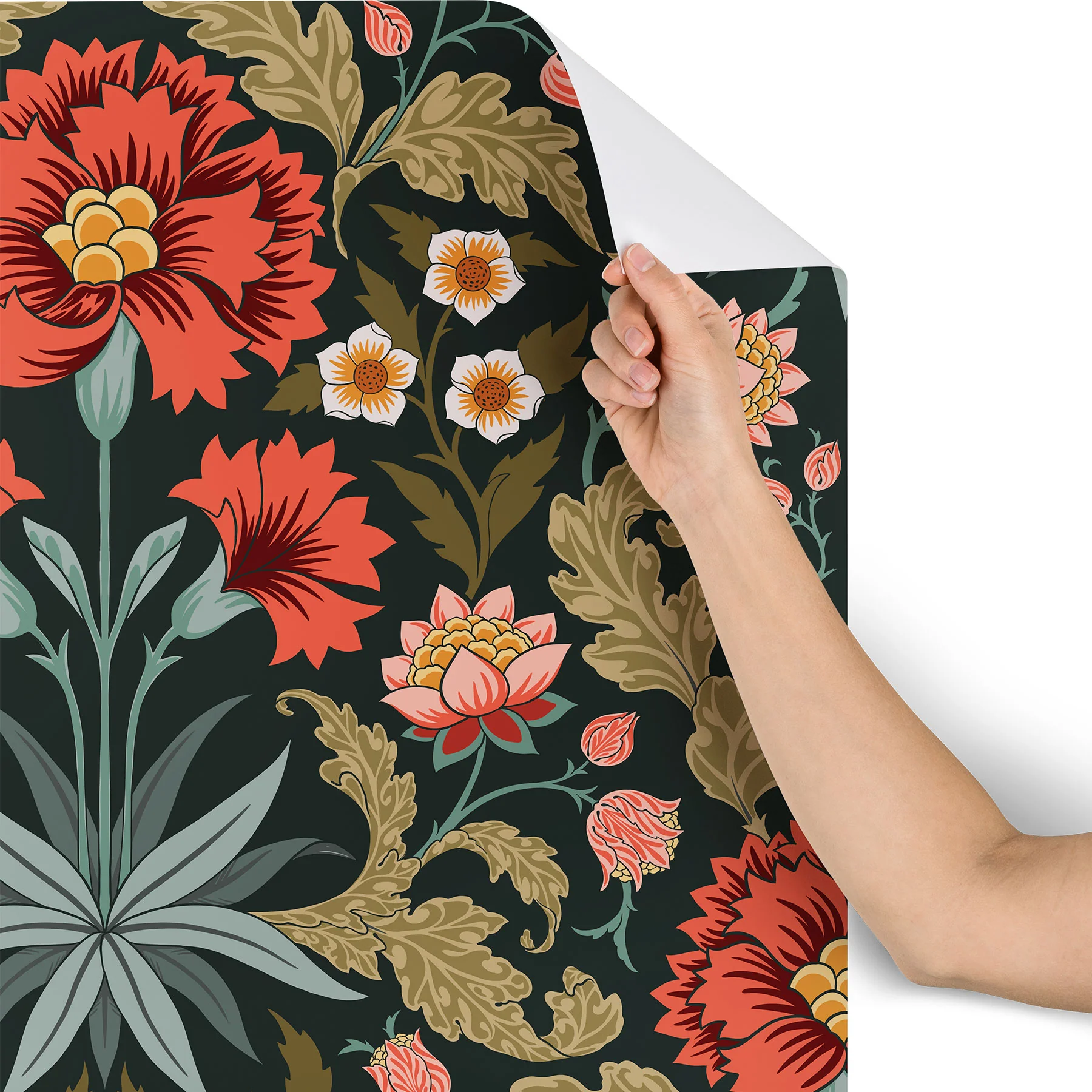 Avenie Morris Inspired Carnation Wallpaper - Image 4