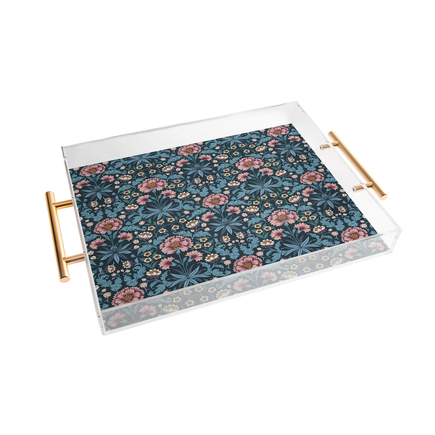 Avenie Romantic Botanica Acrylic Tray