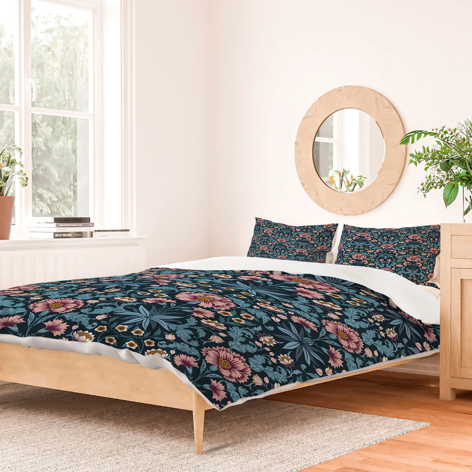 Avenie Romantic Botanica Duvet Cover - Image 38