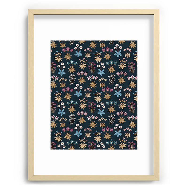 Avenie Romantic Botanica I Recessed Framing Rectangle - Image 21
