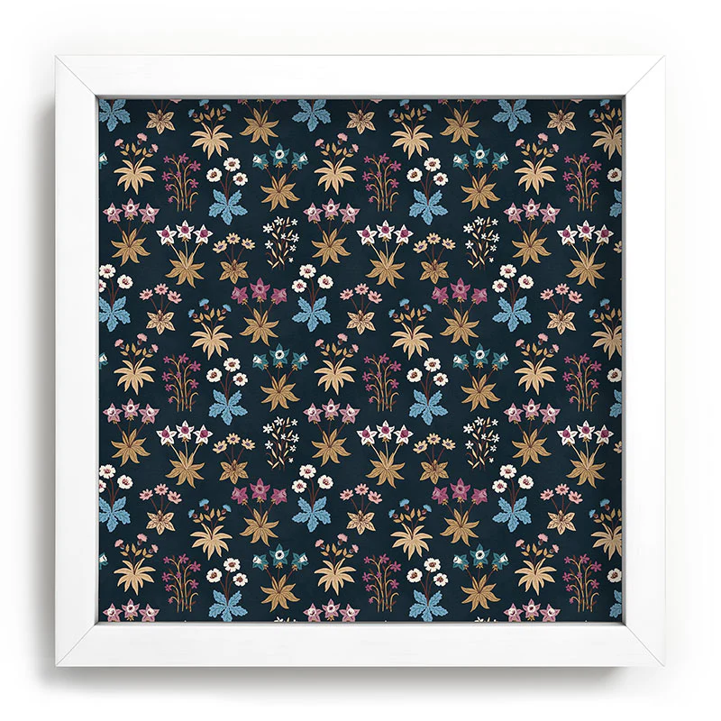 Avenie Romantic Botanica I Recessed Framing Square - Image 3