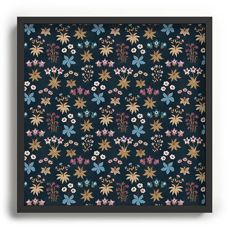 Avenie Romantic Botanica I Recessed Framing Square - Image 9