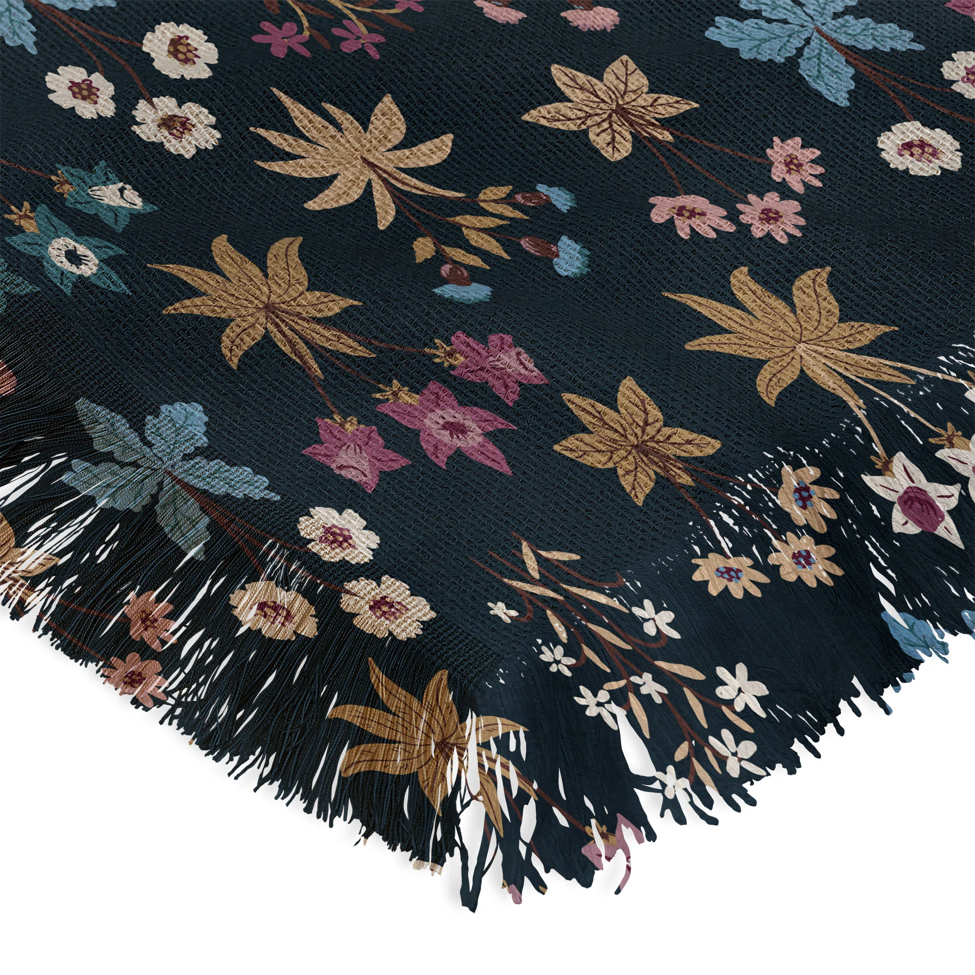 Avenie Romantic Botanica I Throw Blanket - Image 5