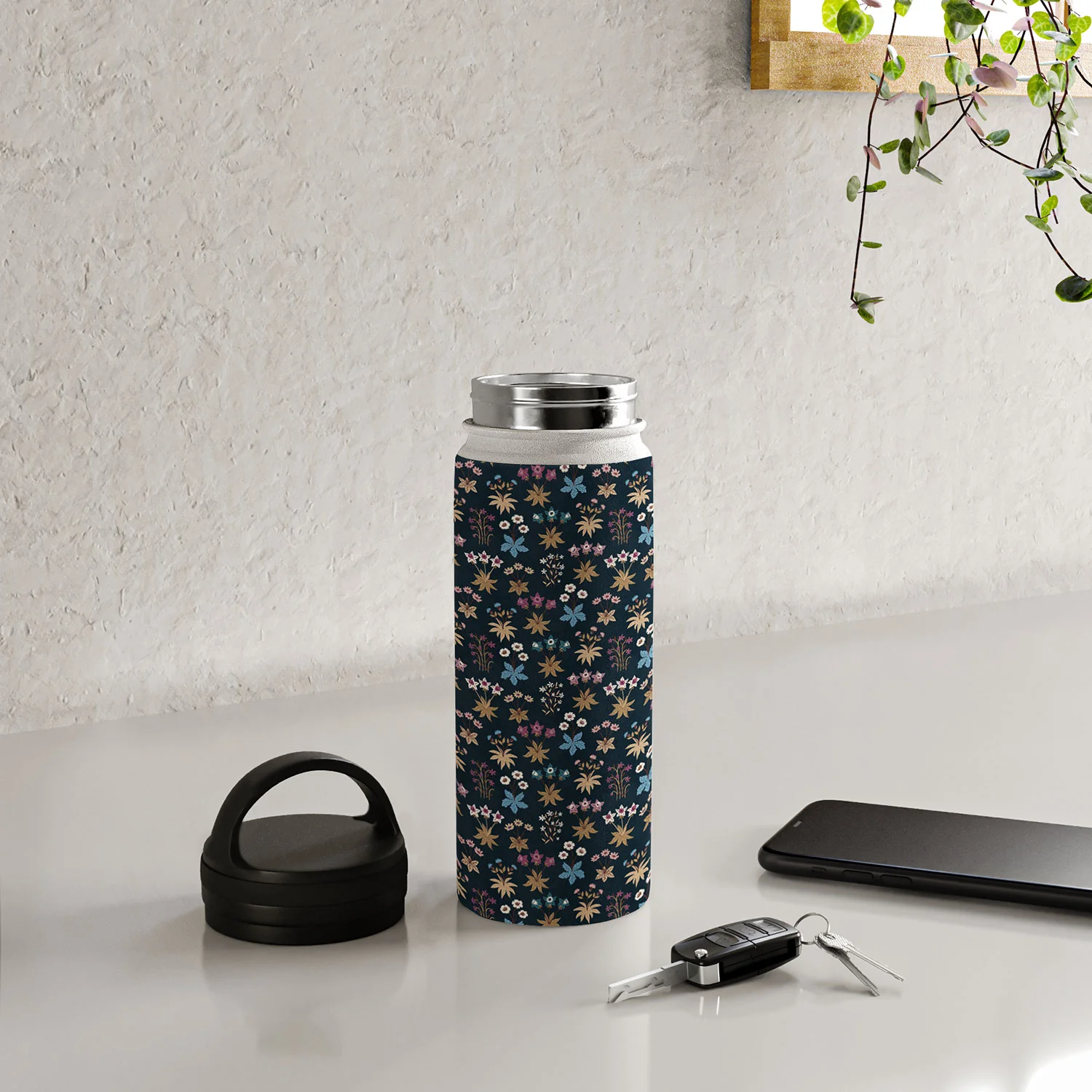 Avenie Romantic Botanica I Water Bottle - Image 24