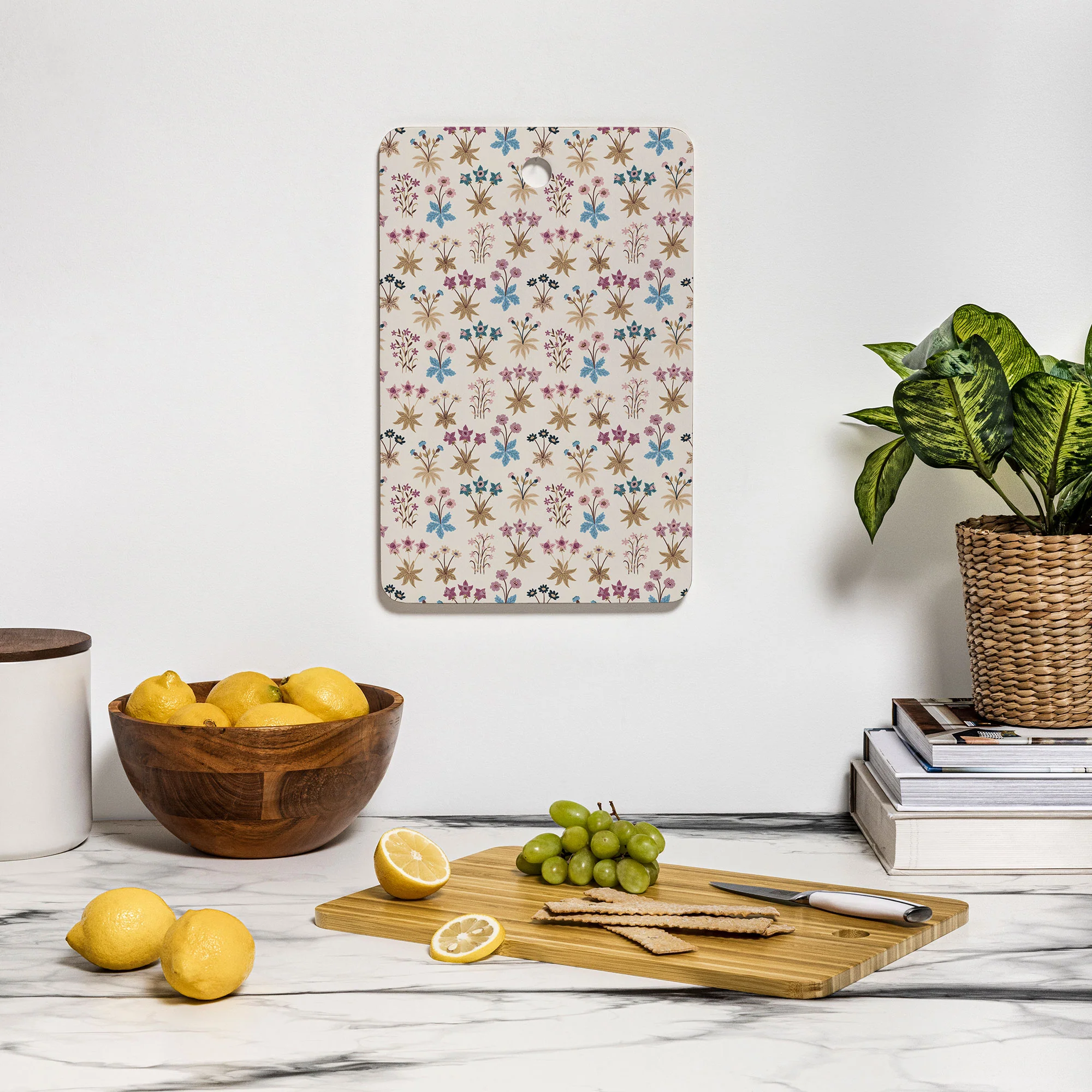Avenie Romantic Botanica II Cutting Board Rectangle - Image 3