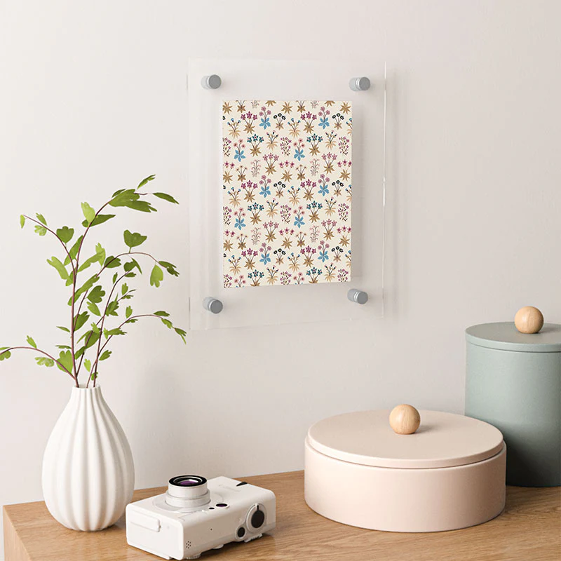Avenie Romantic Botanica II Floating Acrylic Print - Image 4