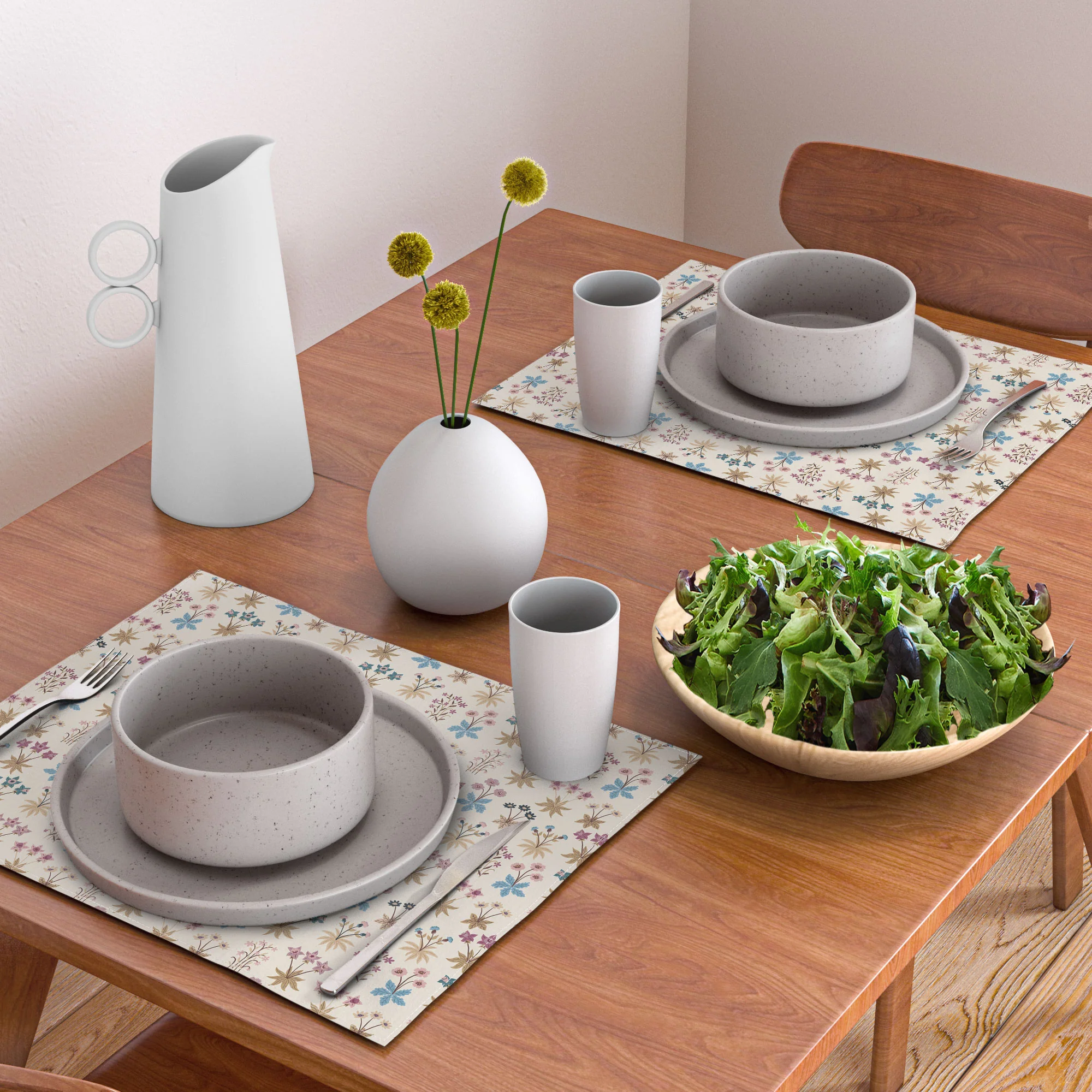 Avenie Romantic Botanica II Placemat - Image 2