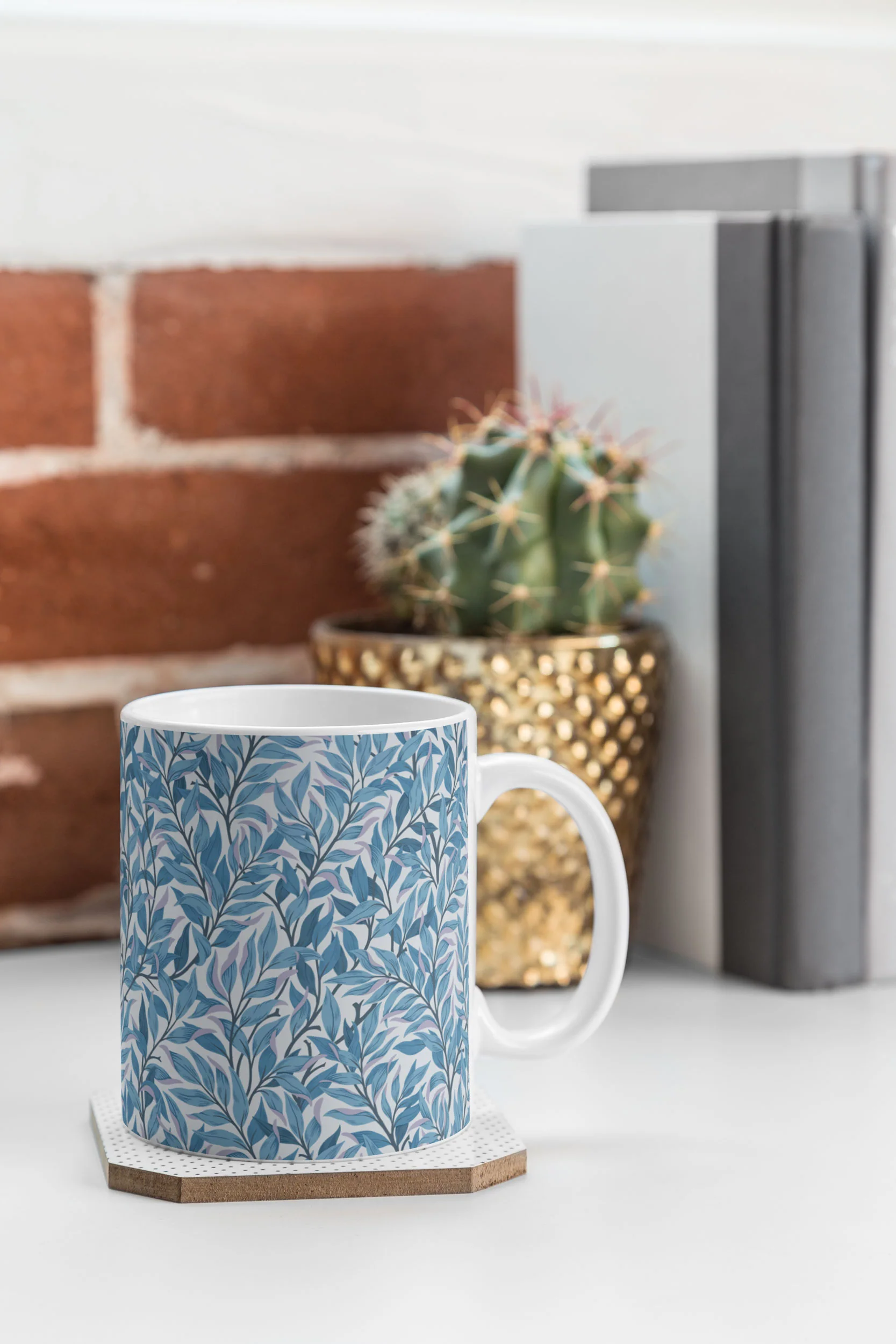 Avenie Romantic Botanica IV Coffee Mug - Image 3