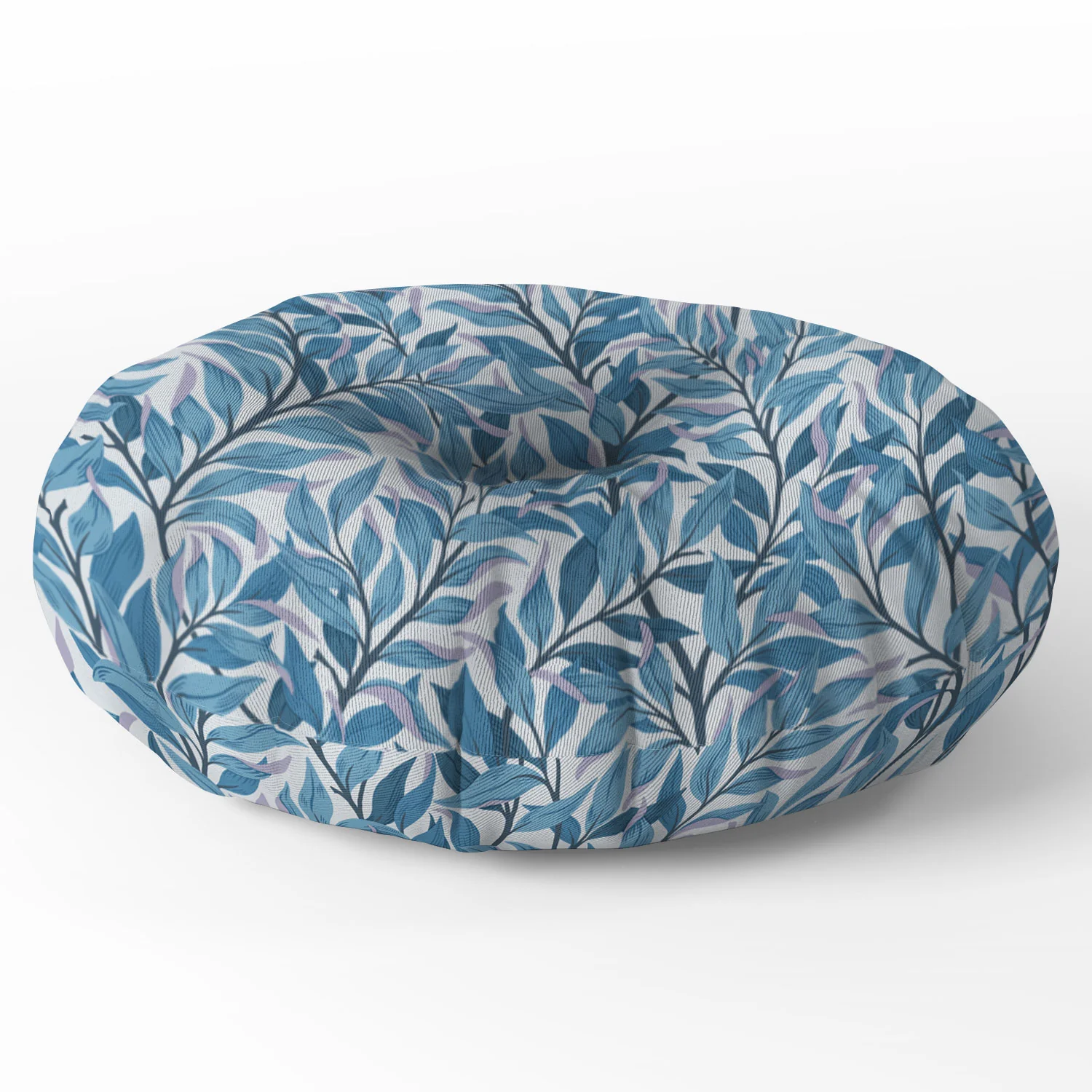 Avenie Romantic Botanica IV Floor Pillow Round - Image 3