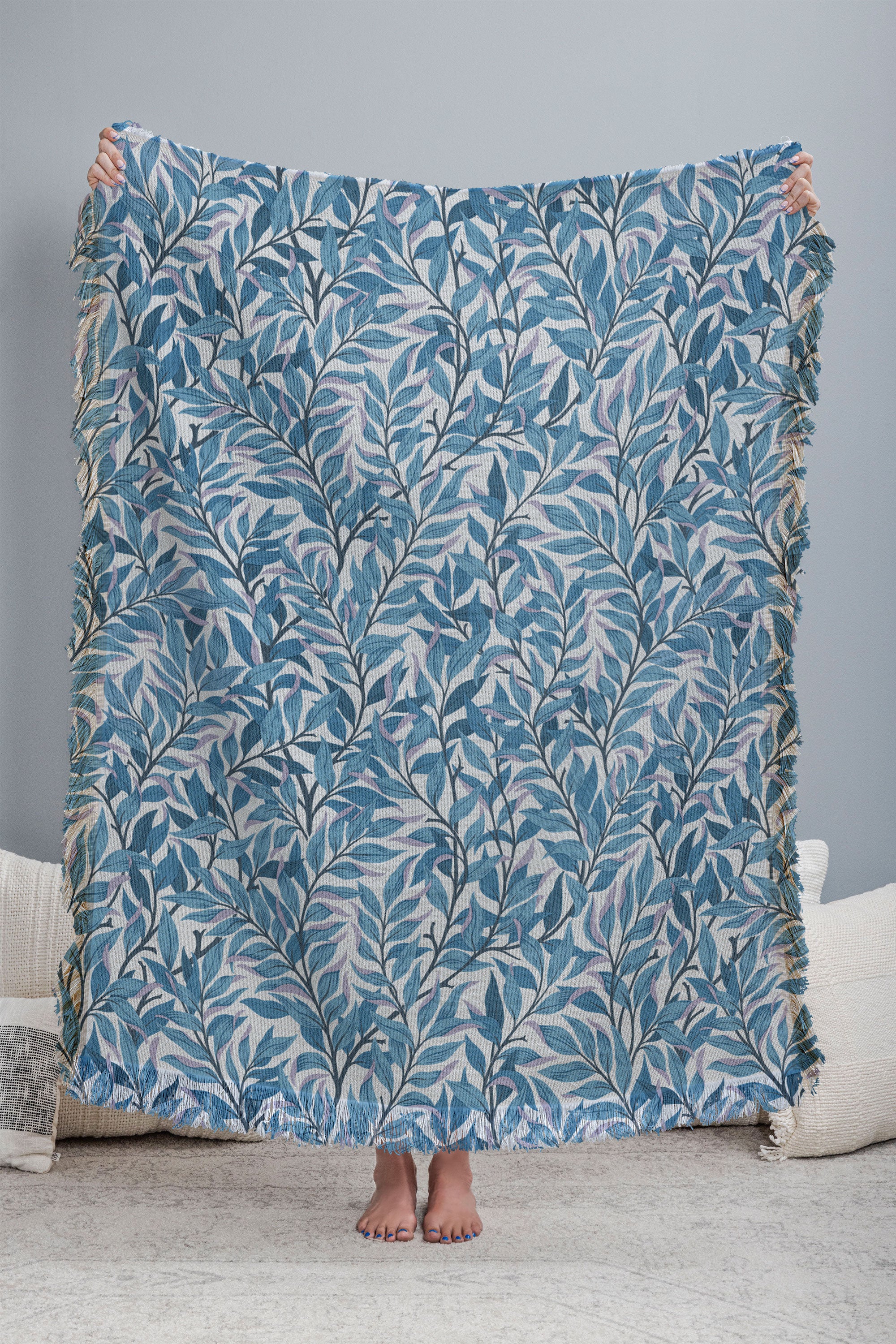 Avenie Romantic Botanica IV Throw Blanket - Image 3