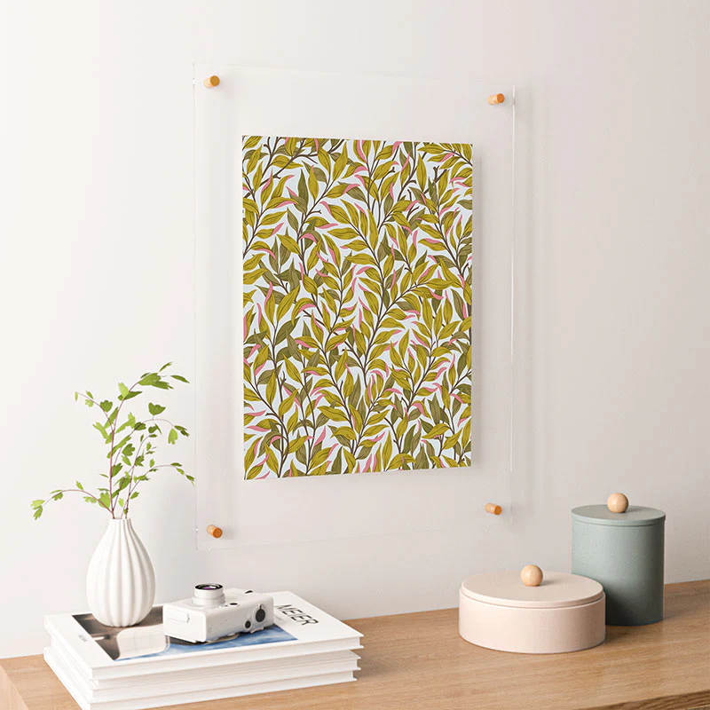 Avenie Romantic Botanica V Floating Acrylic Print - Image 20