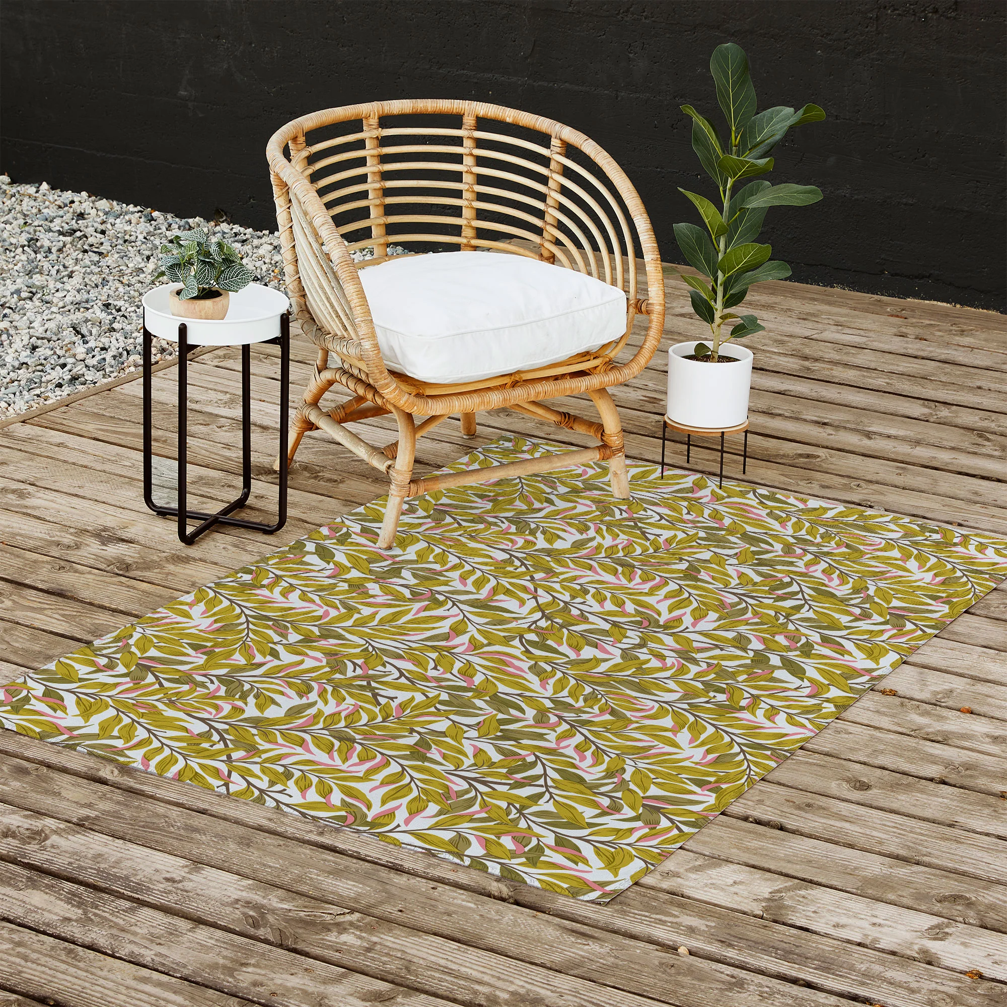 Avenie Romantic Botanica V Outdoor Rug - Image 8