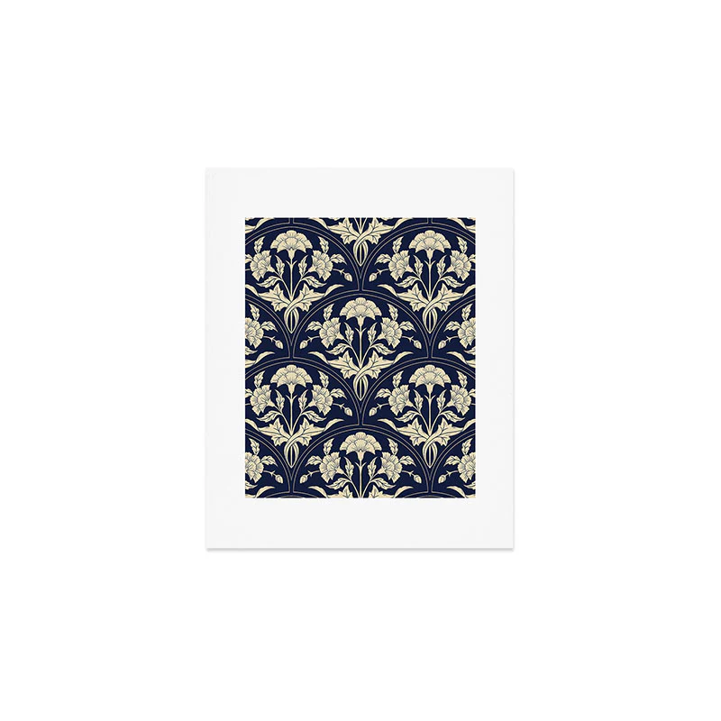 Avenie Victorian Botanical Cornflower Art Print