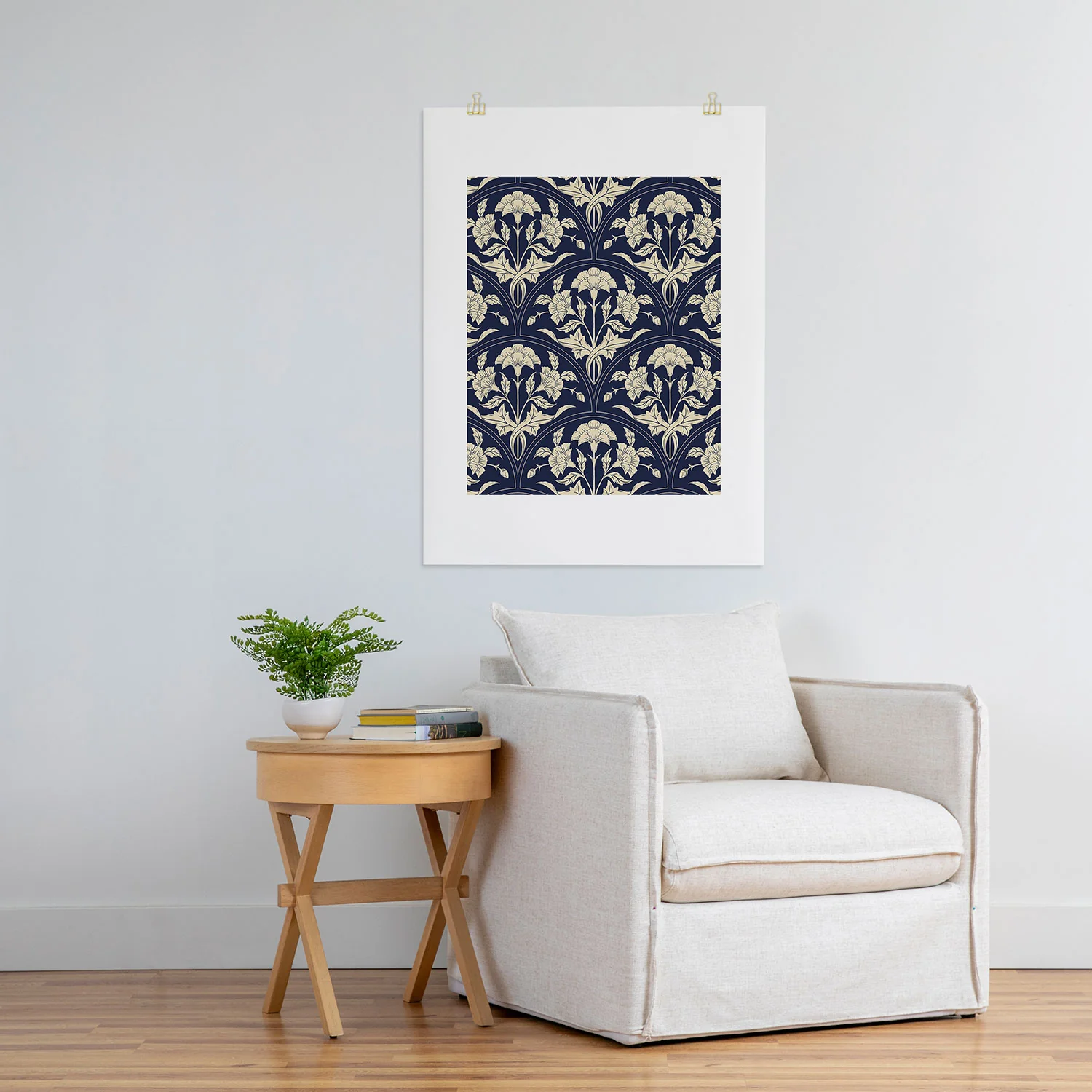 Avenie Victorian Botanical Cornflower Art Print - Image 24