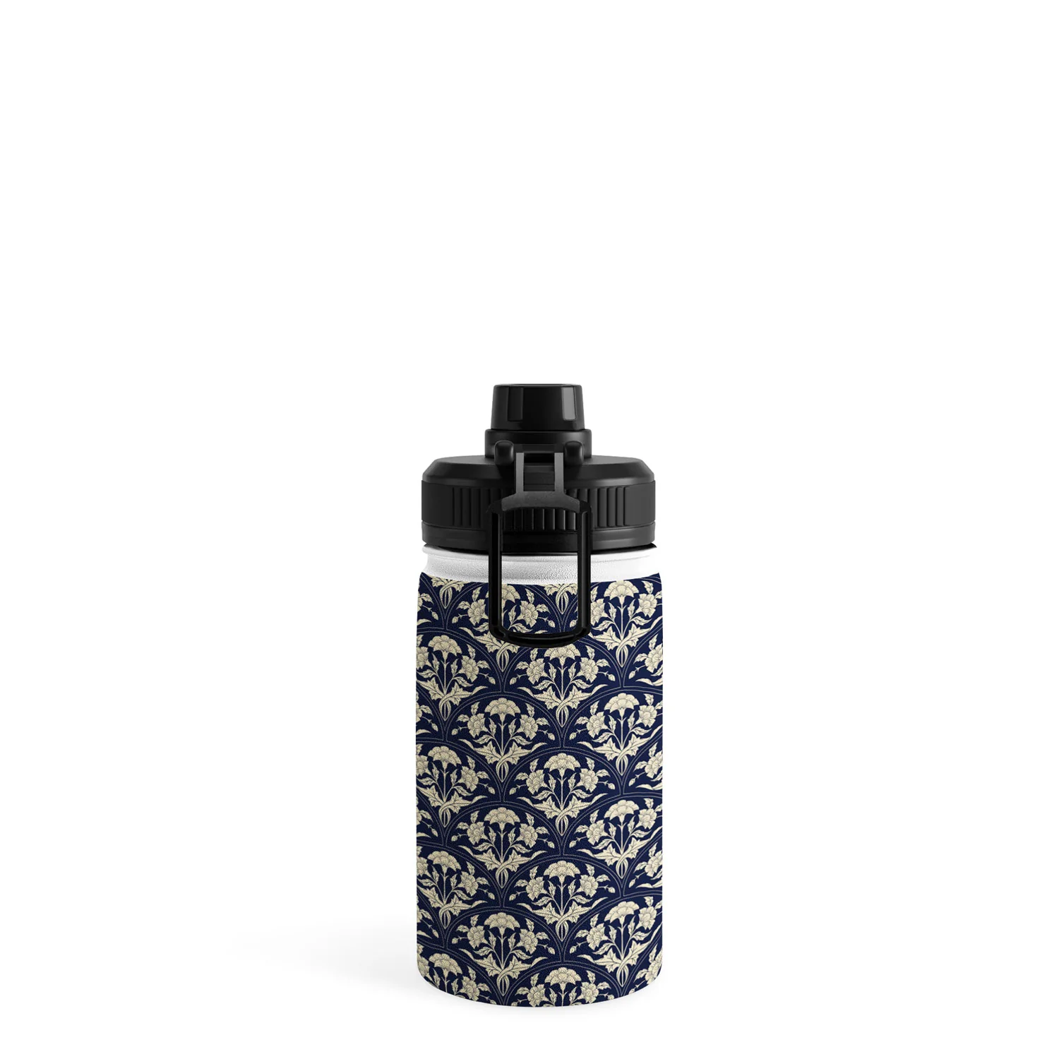 Avenie Victorian Botanical Cornflower Water Bottle - Image 3