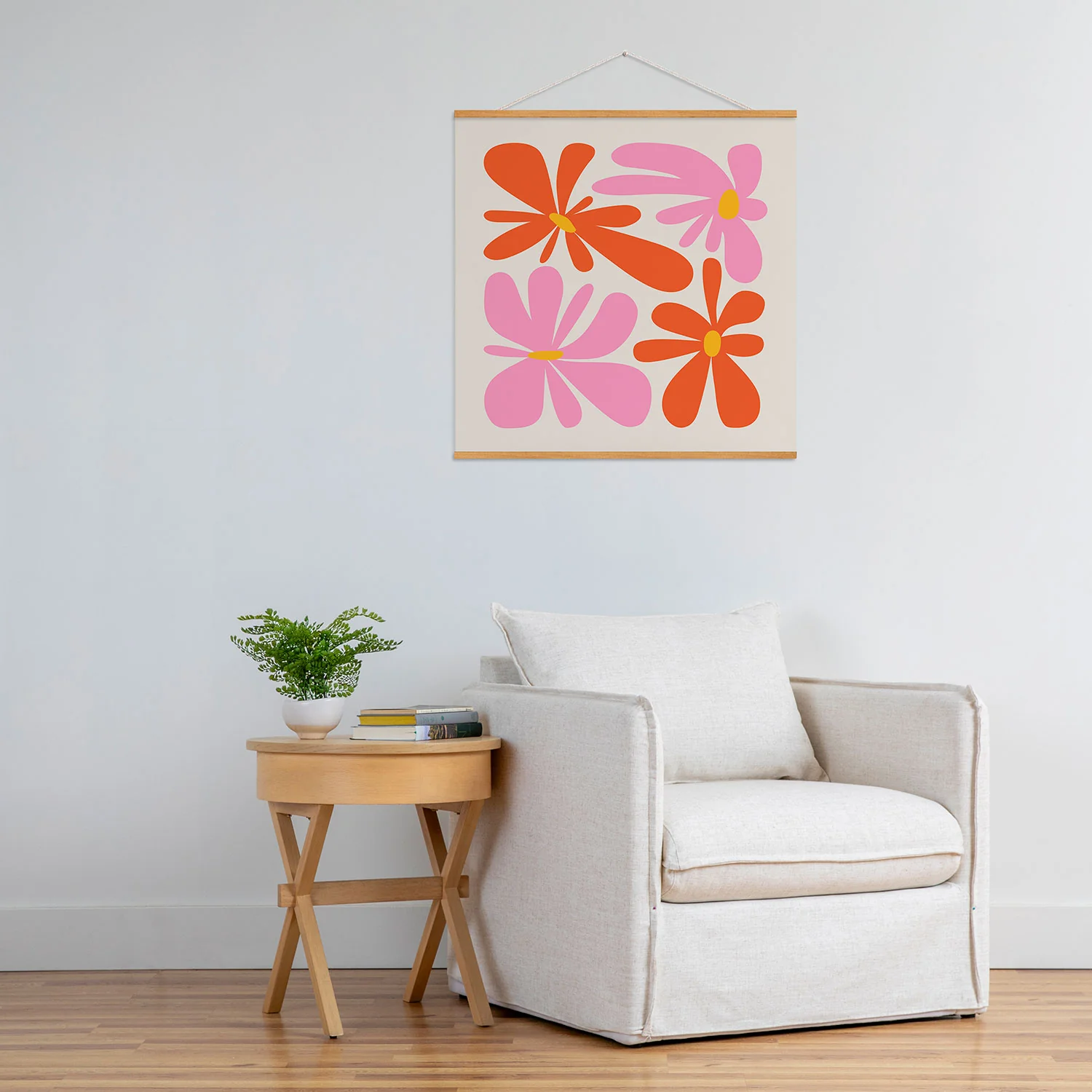ayeyokp Bloom Peach Matisse Art Print - Image 48