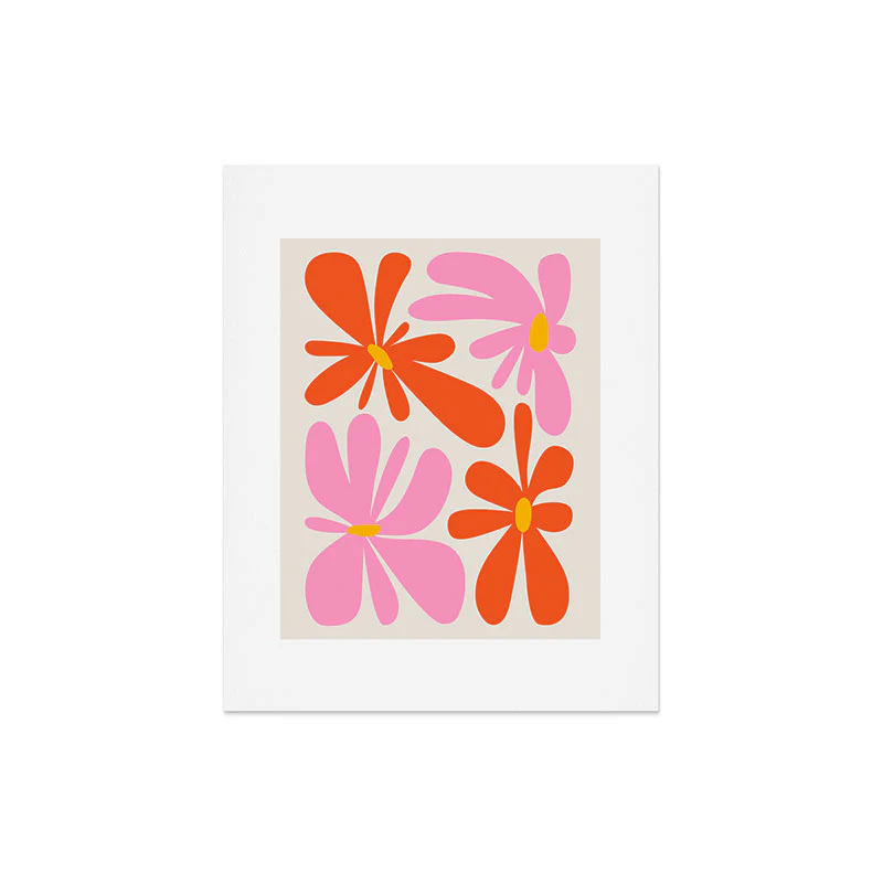 ayeyokp Bloom Peach Matisse Art Print - Image 7