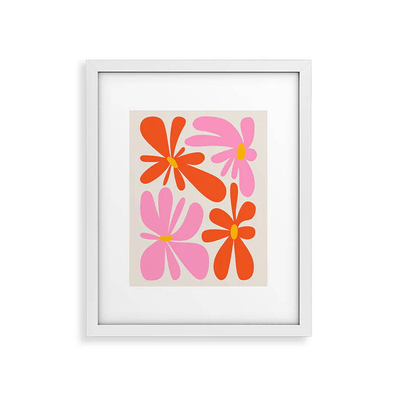 ayeyokp Bloom Peach Matisse Framed Art Print - Image 41