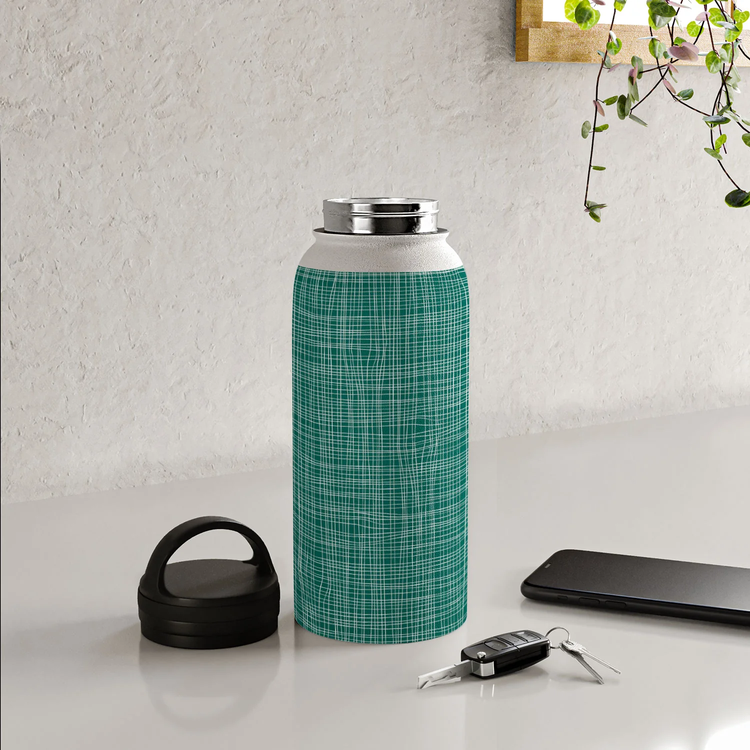 Camilla Foss Scandi Linen Water Bottle - Image 36