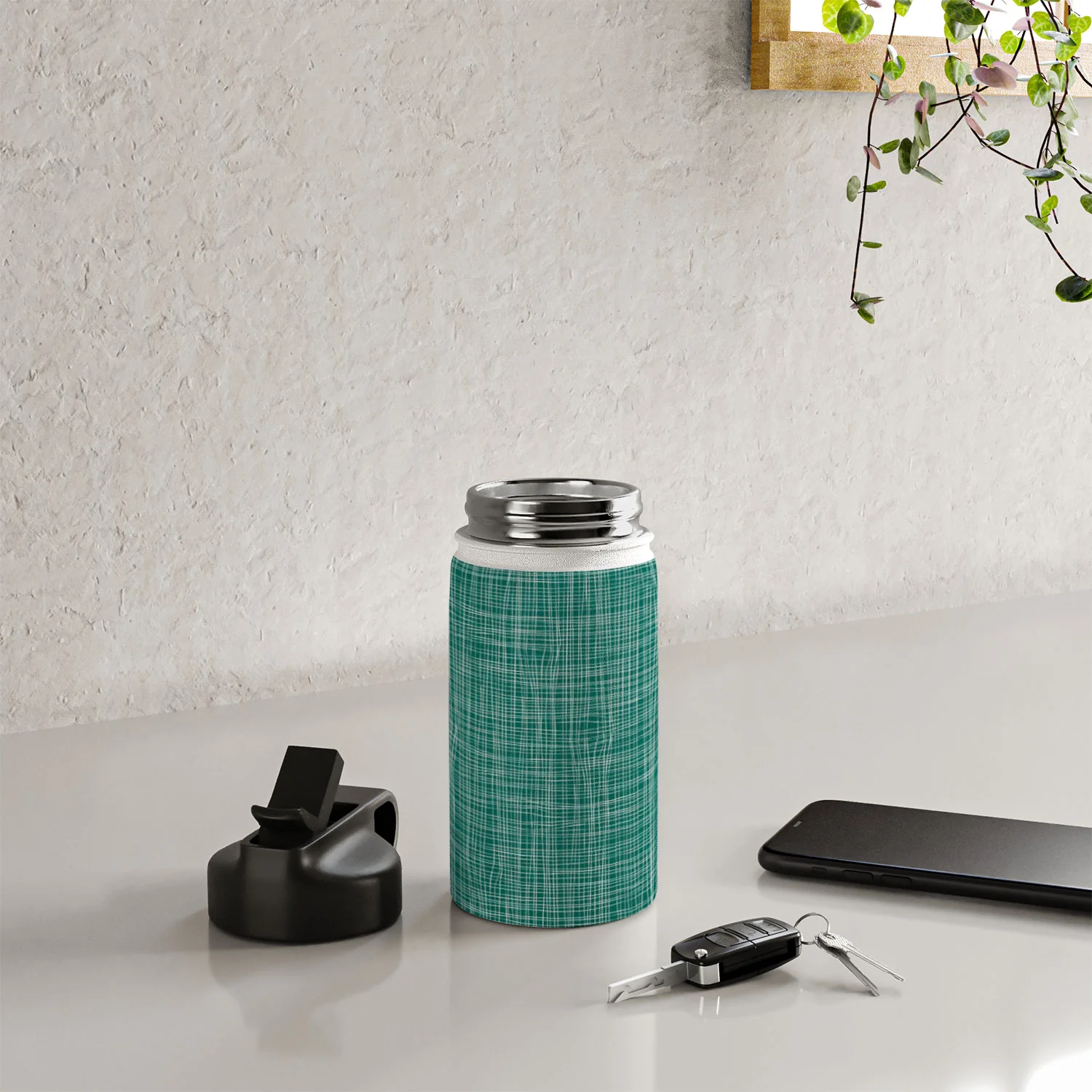 Camilla Foss Scandi Linen Water Bottle - Image 8