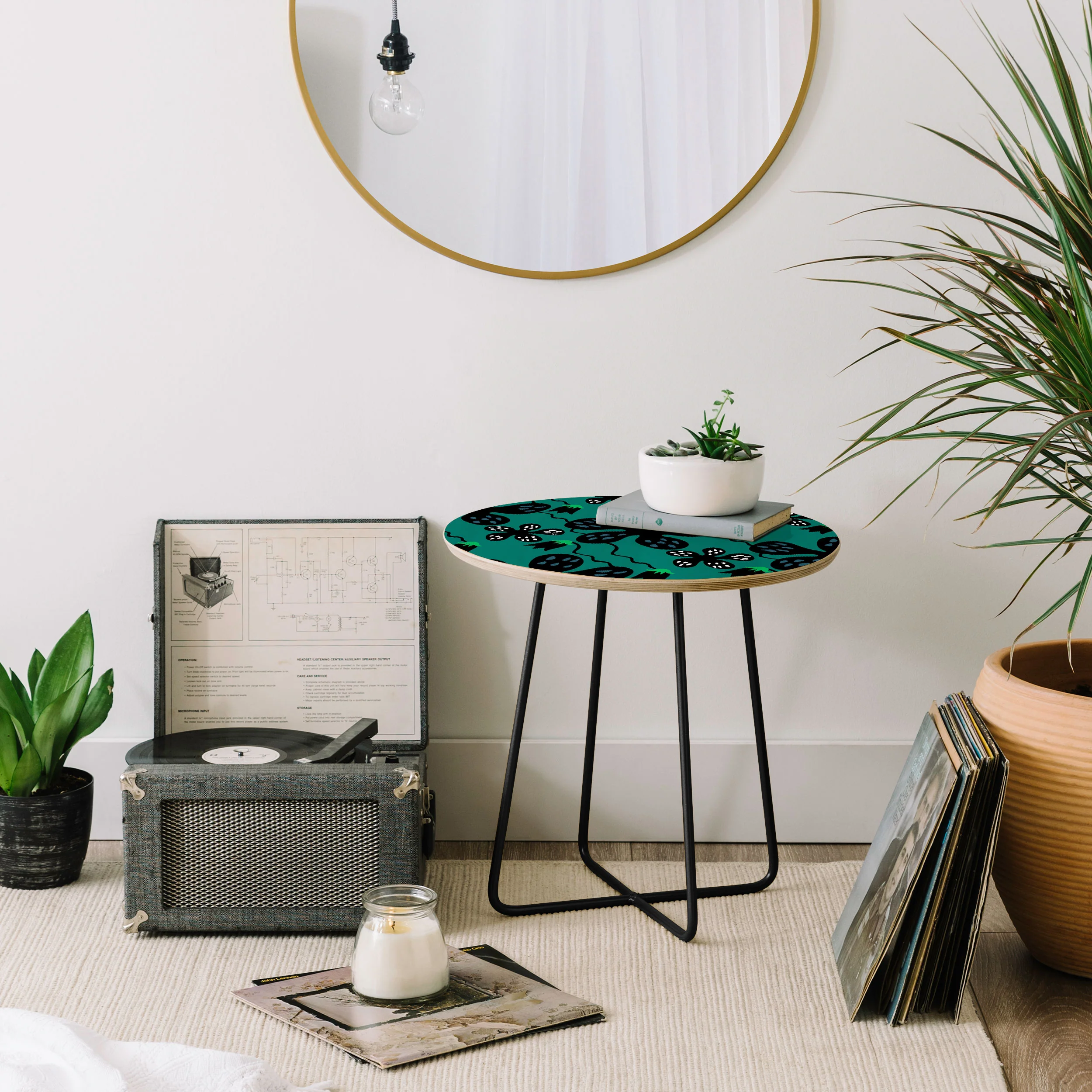 Camilla Foss Scandi Meadow Round Side Table - Image 8