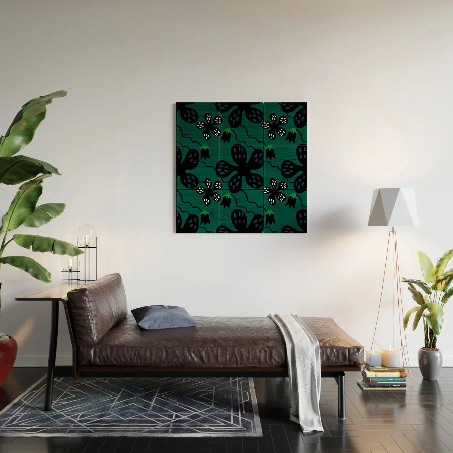 Camilla Foss Scandi Meadow Wood Wall Mural - Image 4