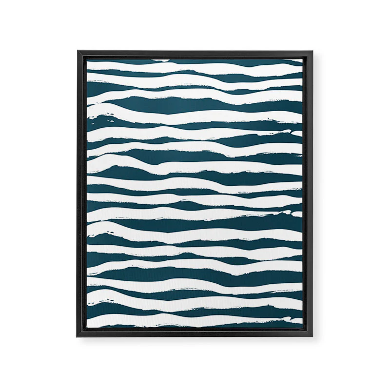 Camilla Foss Scandi Waves Art Canvas - Image 6