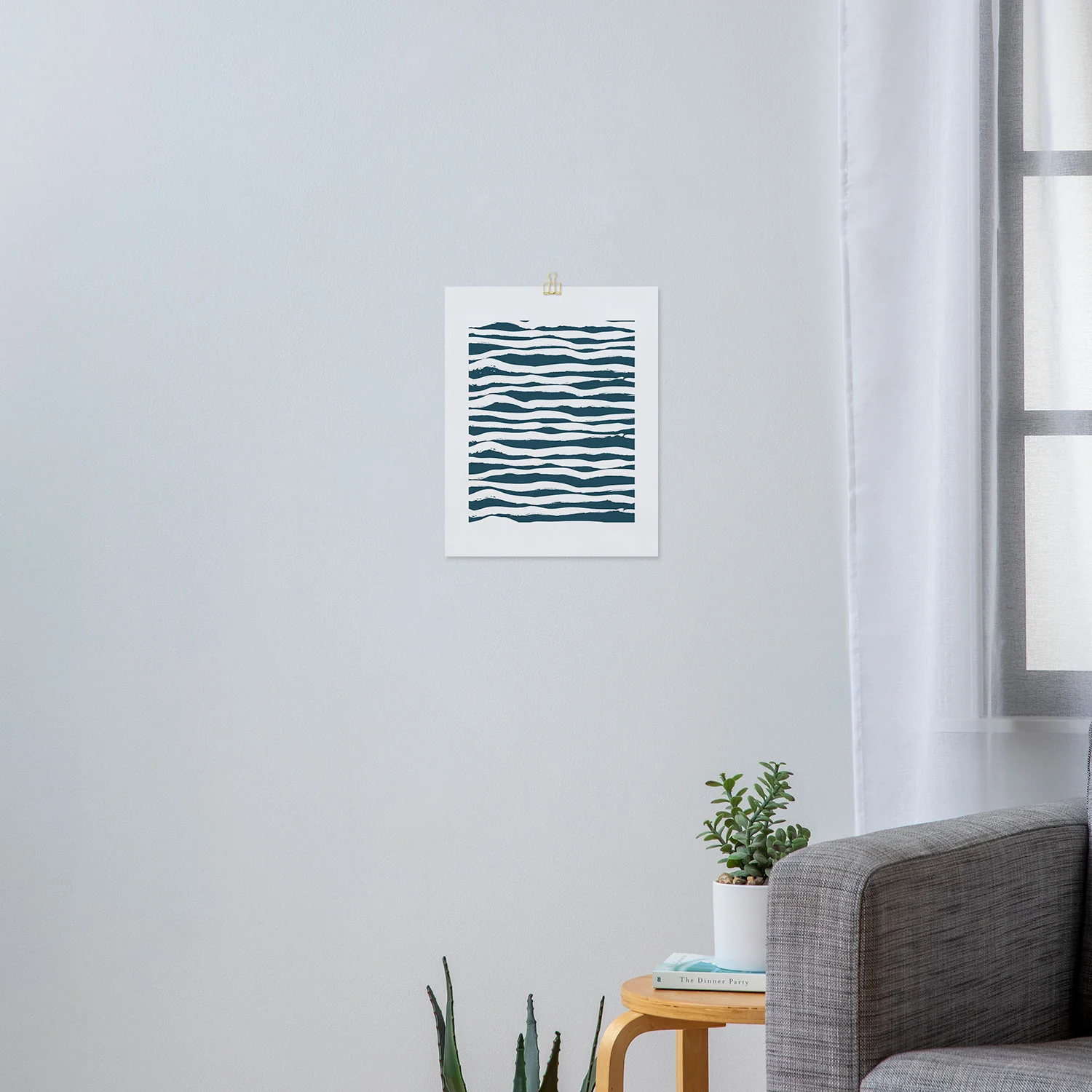 Camilla Foss Scandi Waves Art Print - Image 6