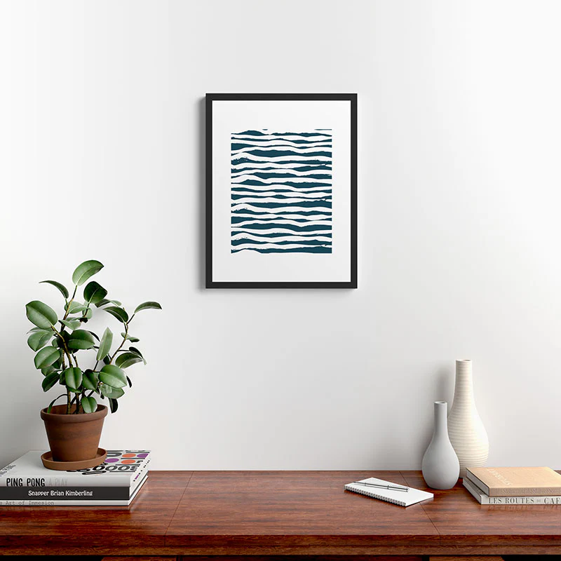 Camilla Foss Scandi Waves Framed Art Print - Image 34