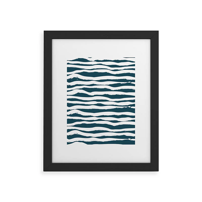 Camilla Foss Scandi Waves Framed Art Print - Image 9