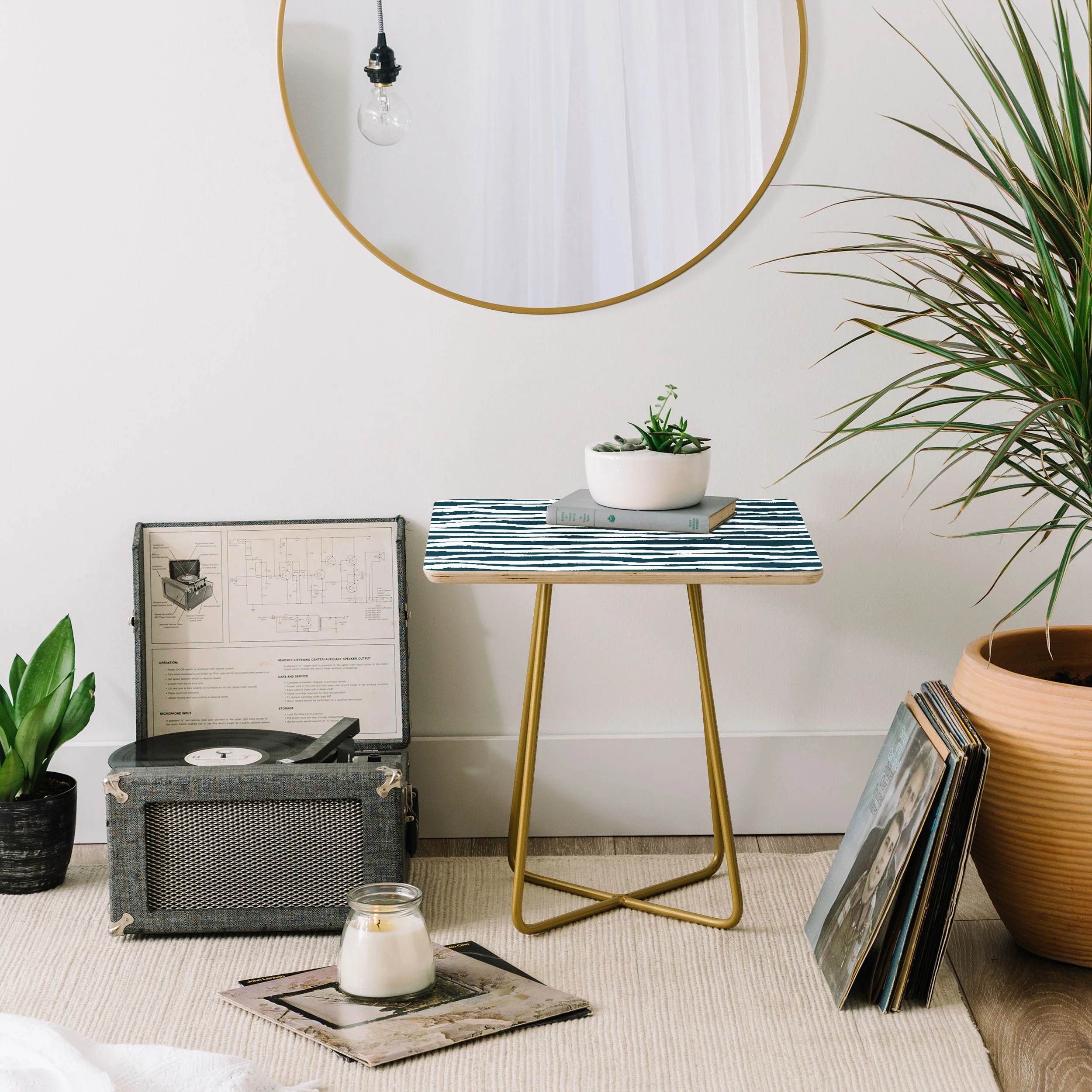 Camilla Foss Scandi Waves Side Table - Image 7