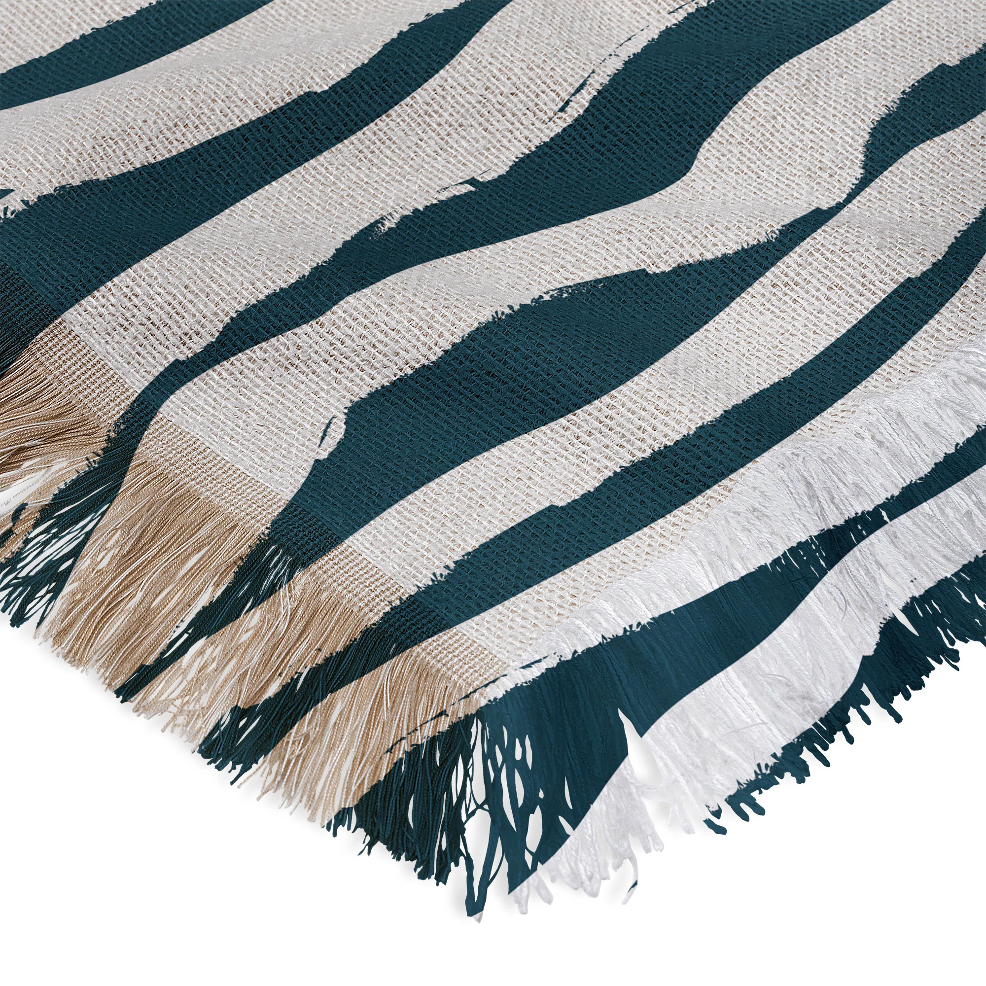 Camilla Foss Scandi Waves Throw Blanket - Image 5