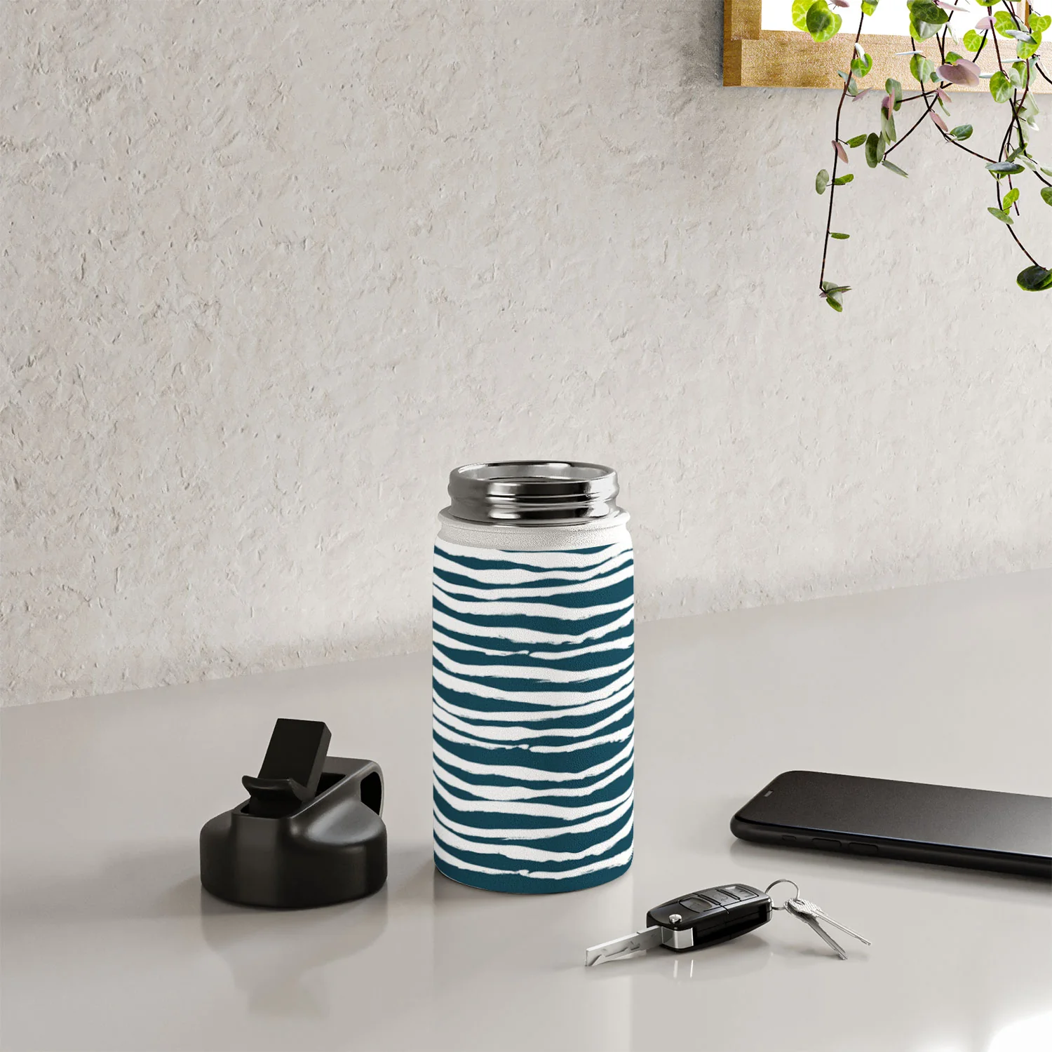 Camilla Foss Scandi Waves Water Bottle - Image 8