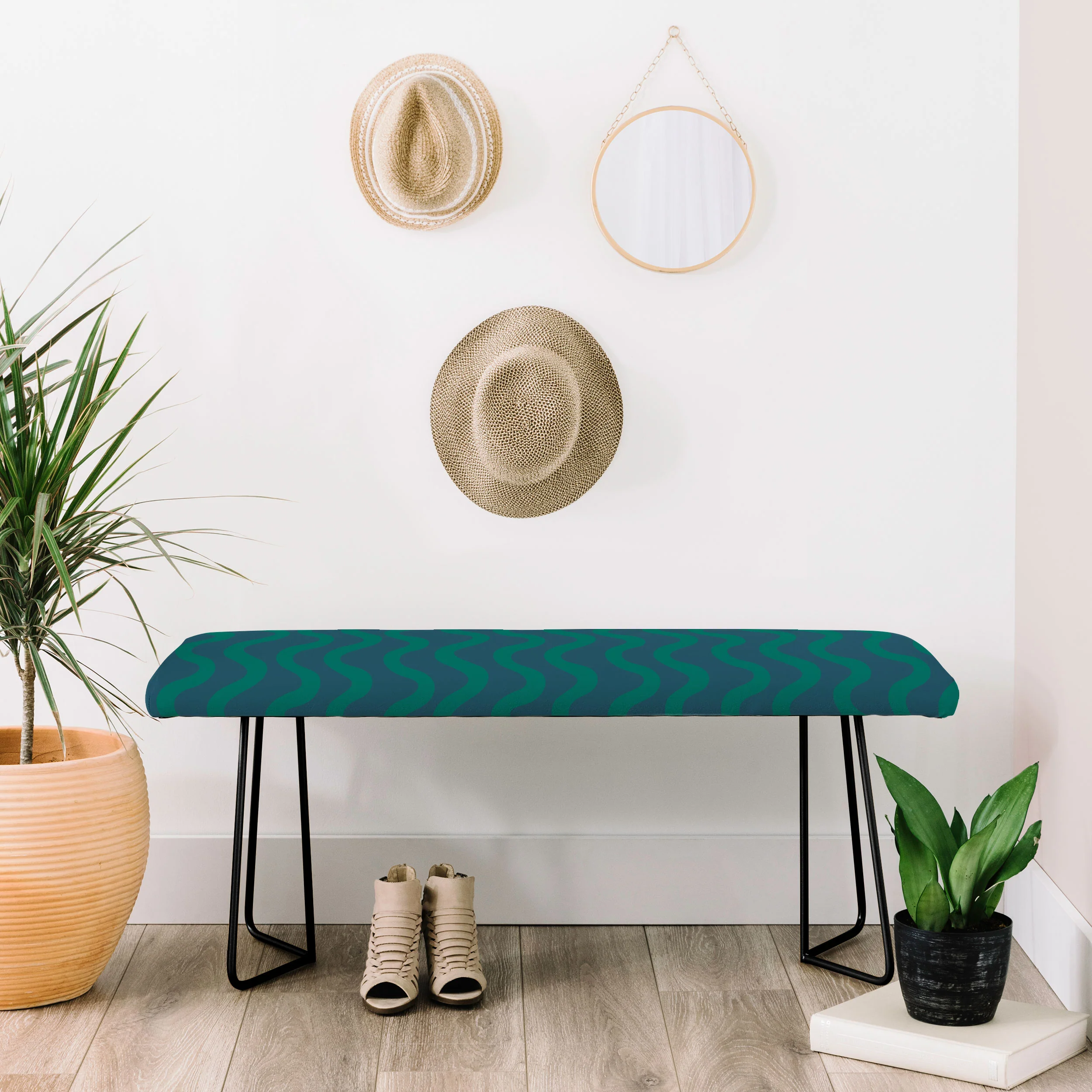 Camilla Foss Scandi Wavy Bench - Image 8