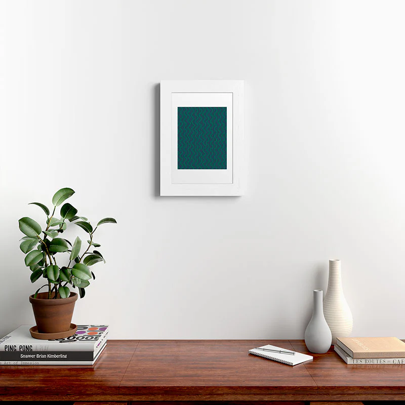 Camilla Foss Scandi Wavy Framed Art Print - Image 18