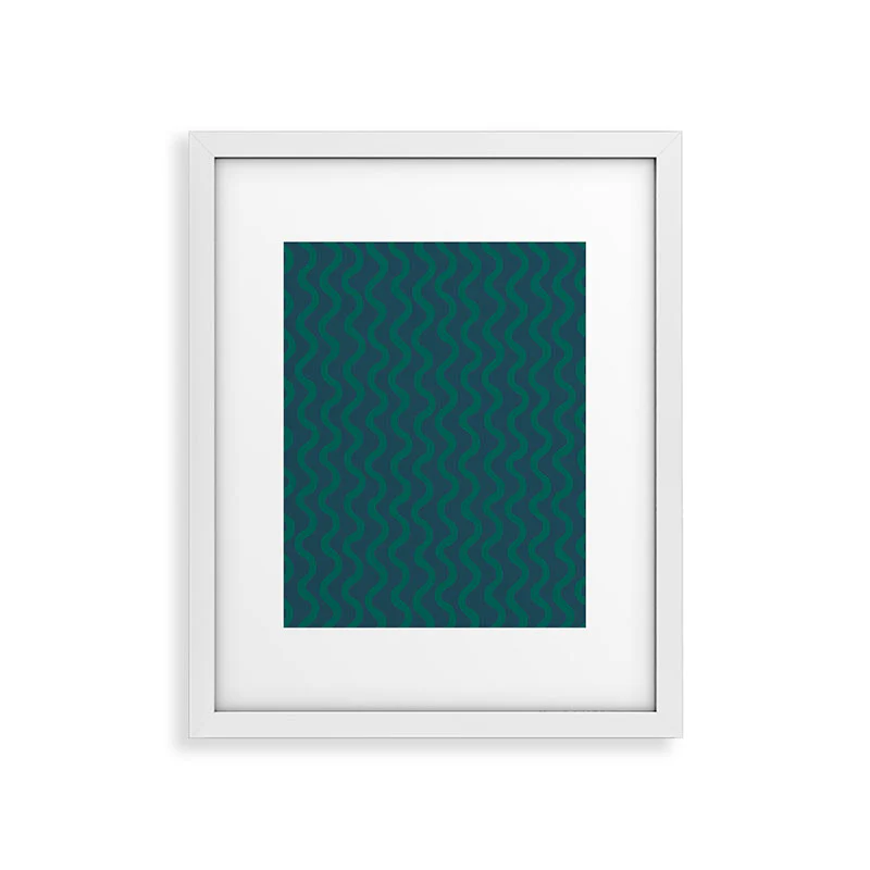 Camilla Foss Scandi Wavy Framed Art Print - Image 37