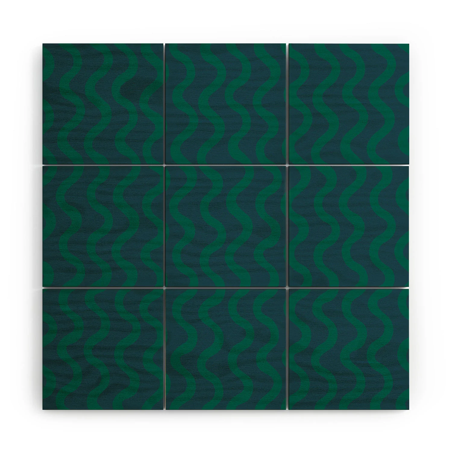 Camilla Foss Scandi Wavy Wood Wall Mural