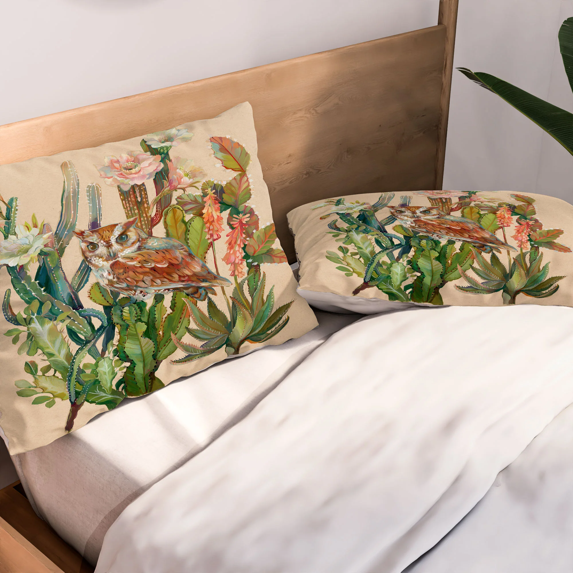 Clara McAllister Desert Owls Pillow Shams - Image 2