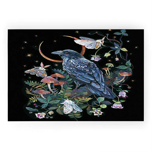 Clara McAllister Moon Crow Welcome Mat - Image 2