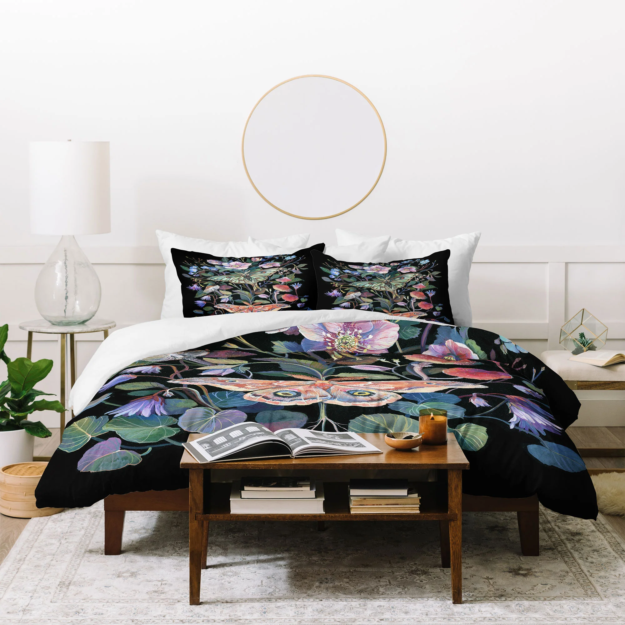 Clara McAllister Moths Magic Duvet Cover - Image 28