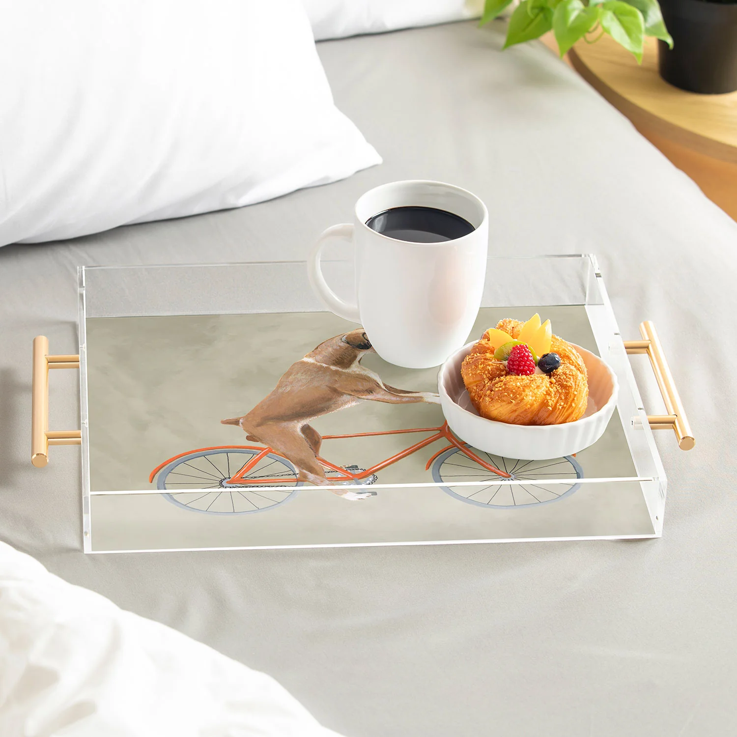 Coco de Paris Boxer on bicycle Acrylic Tray - Image 10