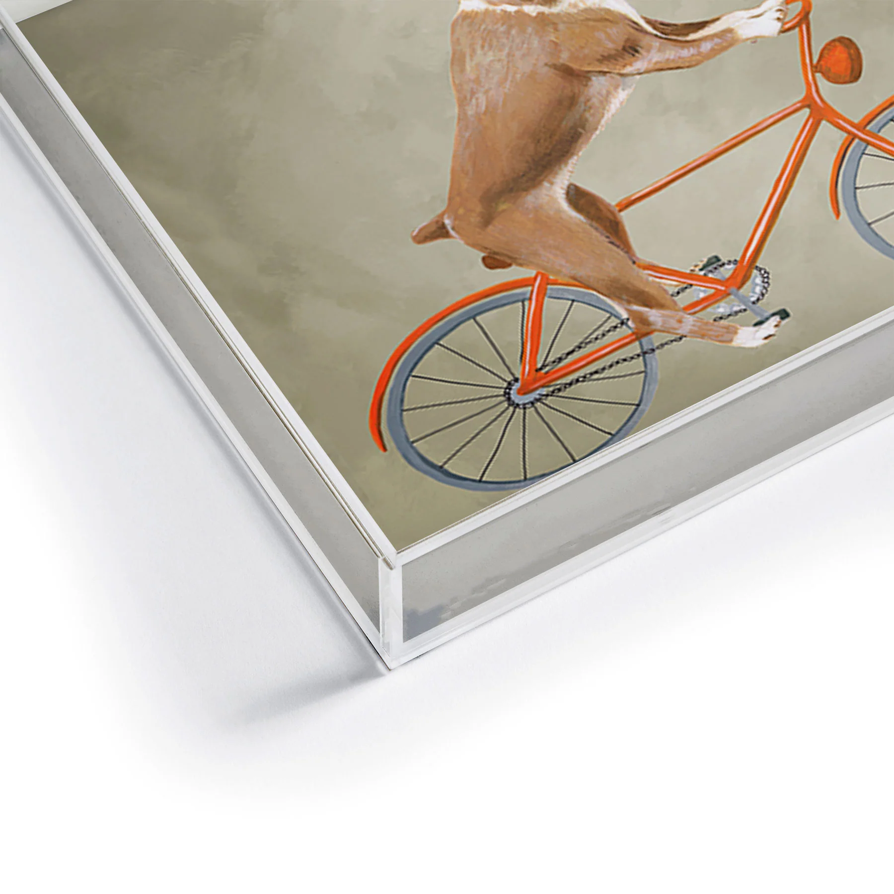 Coco de Paris Boxer on bicycle Acrylic Tray - Image 9