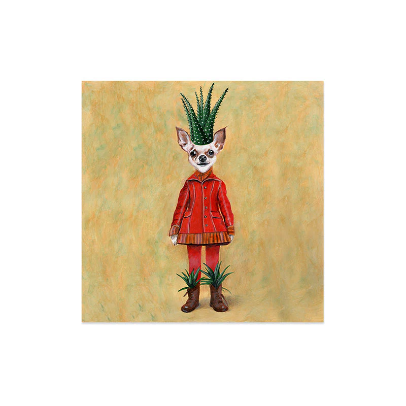 Coco de Paris Chihuahua Cactus Art Print - Image 16